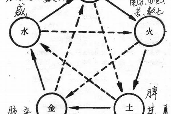食神之间的生克关系