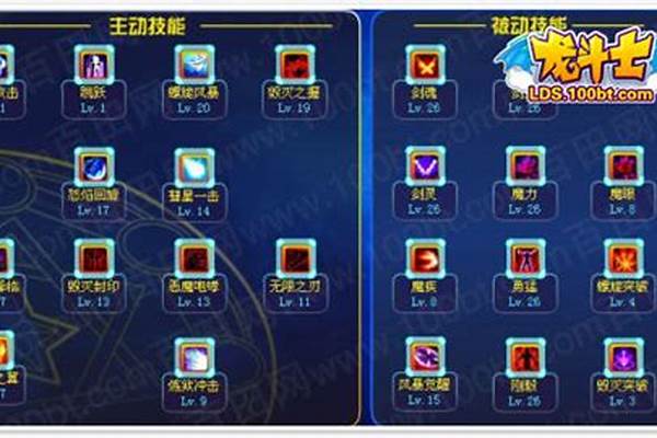 龙斗士魔剑士技能加点攻略