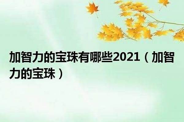 加智力的宝珠有什么用