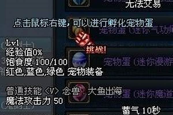 龙年力量宝珠属性