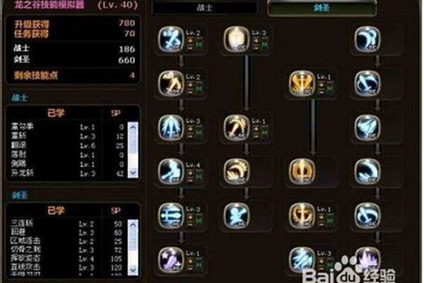 龙之谷剑圣技能搭配