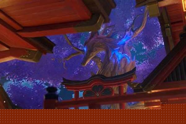 鸣神大社下方洞窟屏障