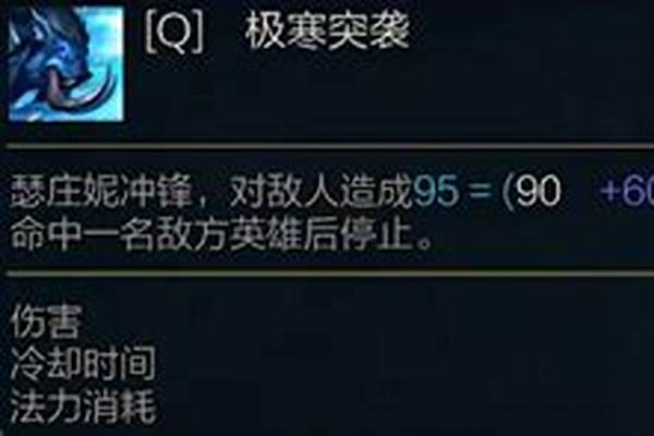 凛冬之怒技能介绍