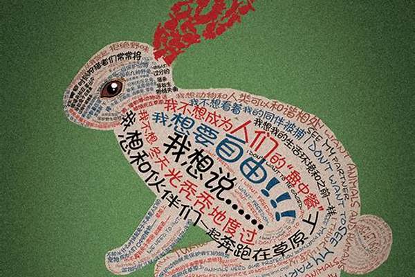 保护兔子的宣传语