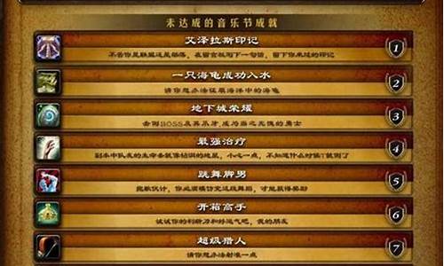 魔兽世界成就名称汇总