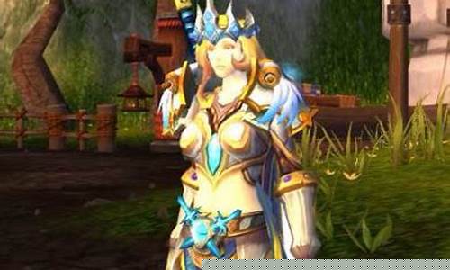 魔兽世界骑士幻化圣光先锋战甲