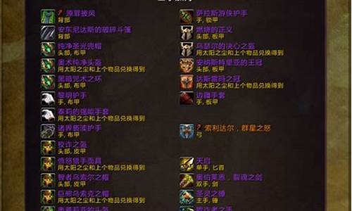 魔兽世界副本掉落数据库