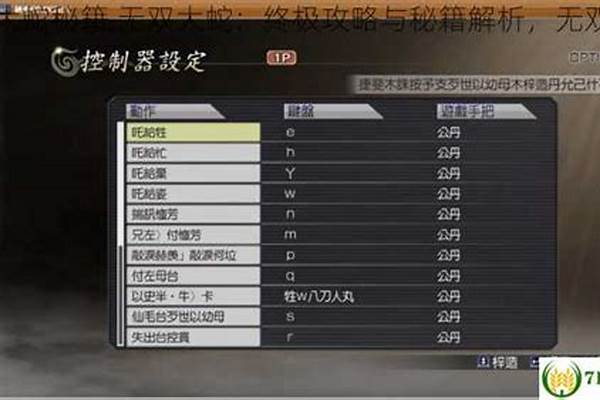 无双大蛇攻略秘籍