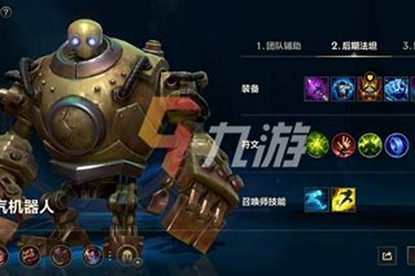 蒸汽机器人出装伤害