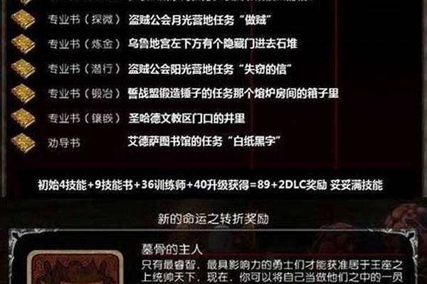 阿玛拉王国技能书和训练师的位置