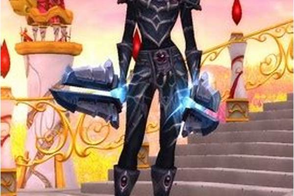魔兽世界皮甲幻化黑色套装